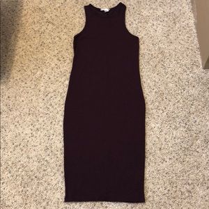 Below-Knee Body Con Dress